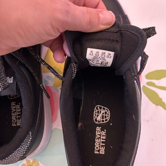 PUMA Leather Fashion Sneakers for Women 5.5 - Picture 7 of 8